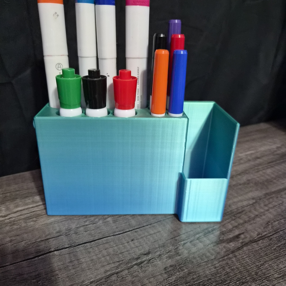 Desk/ Wall Mounted Marker & Pen Organizer